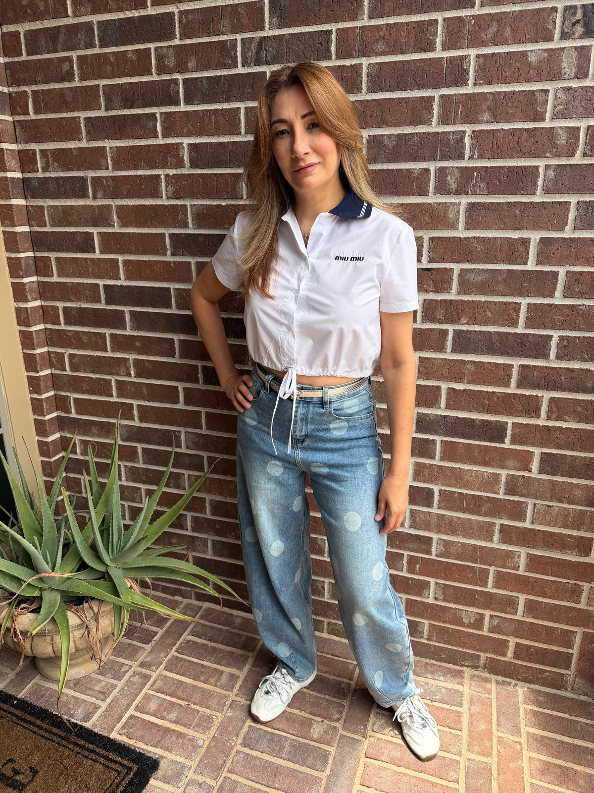 Polka Dot Jeans